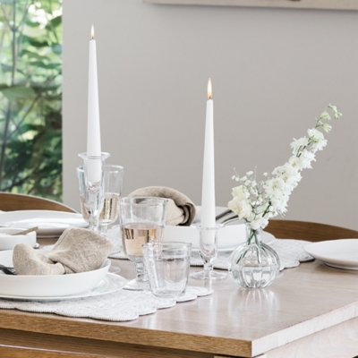 Ribbed Bud Vase Home Accessories The White Company UK