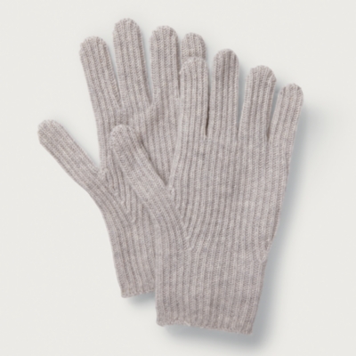 Ribbed Cashmere Gloves