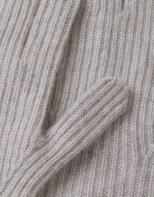 Ribbed Cashmere Gloves