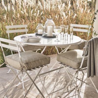 Ribbed Domed Glass Large Candle Holder With Tray Candle Holders The White Company UK