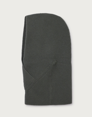 Ribbed Hood with Cashmere