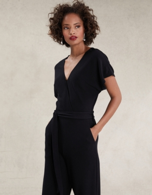 Ribbed sales jersey jumpsuit