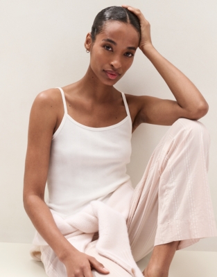 Ribbed Jersey Pyjama Vest