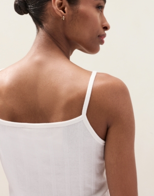 Ribbed Jersey Pyjama Vest