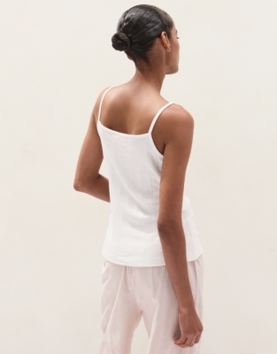 Ribbed Jersey Pyjama Vest