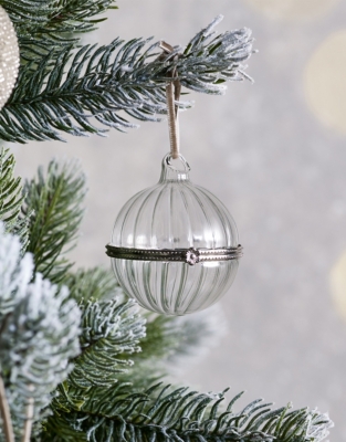 Ribbed Memory Bauble – 6cm