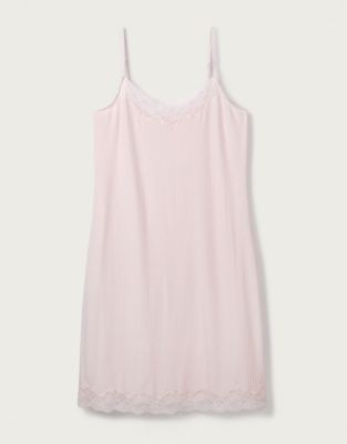 Ribbed Pointelle Nightgown | Nightgowns | The White Company US