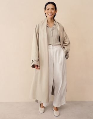 Ribbed Polo Jumper with TENCEL™