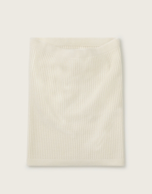 Ribbed Snood with Cashmere