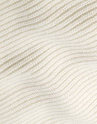 Ribbed Snood with Cashmere