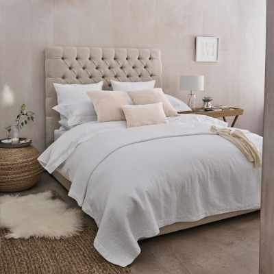 Richmond Linen Union Headboard Richmond Collection The White Company UK