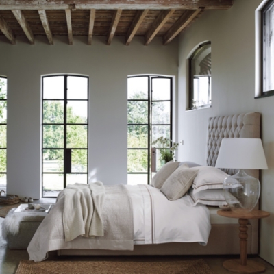 Richmond Linen Union Headboard Richmond Collection The White Company UK