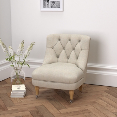 Richmond Linen Union Tub Chair Sofas Armchairs The White