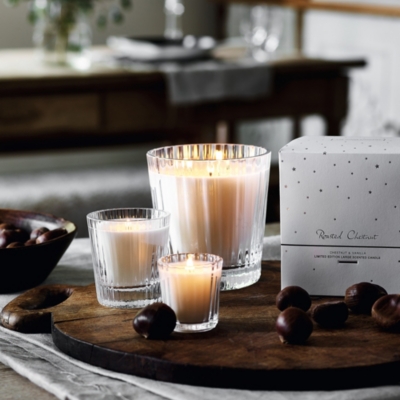 Roasted Chestnut Large Candle Candles & Fragrance Sale The White