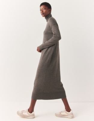 Roll neck sales midi dress