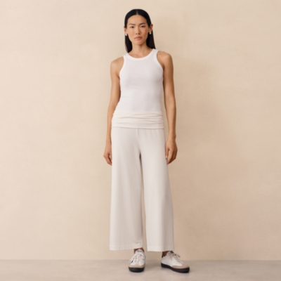 Roll Top Ankle Grazer Lounge Trousers