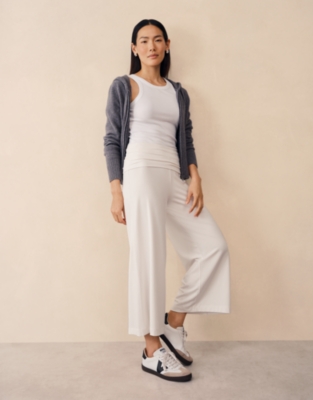 Roll Top Ankle Grazer Lounge Trousers