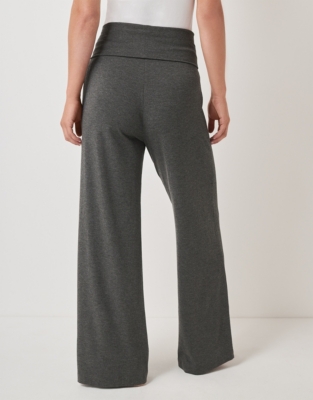 Roll Top Wide Leg Lounge Trousers