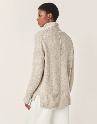 Rollneck Jumper with Silk