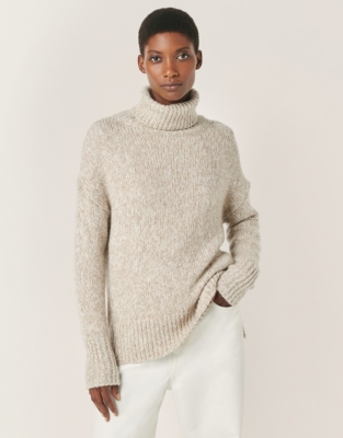 Rollneck Jumper with Silk