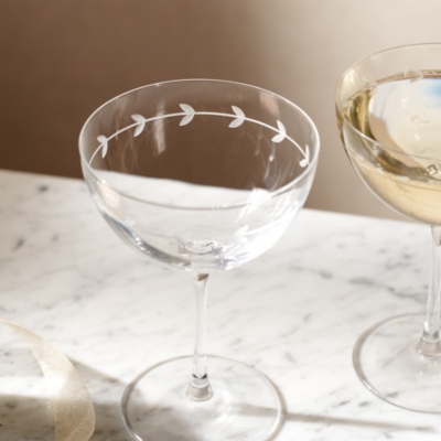 Romney Champagne Coupes – Set of 2