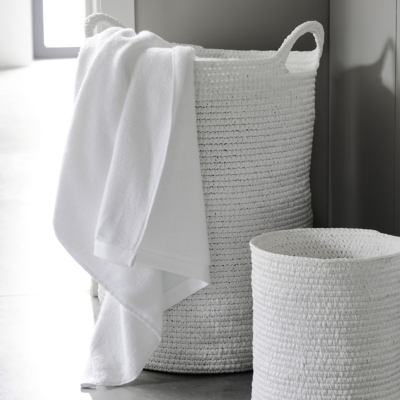 Rope Laundry Basket Utility & Storage The White Company US