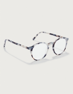 Black and shop white tortoise glasses