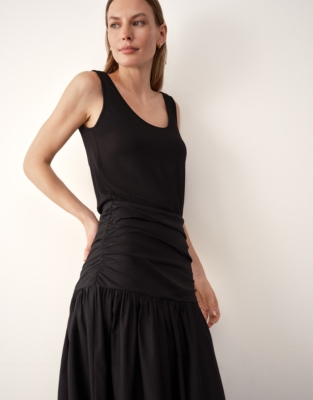 Ruched Seam Dress