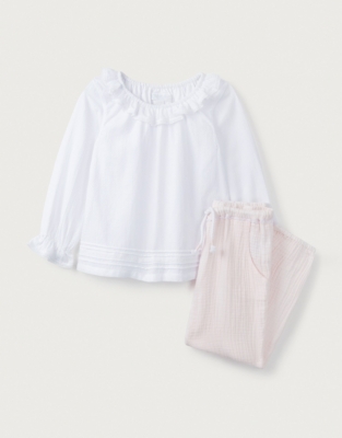 Ruffle Blouse & Trousers Set (18mths-6yrs)