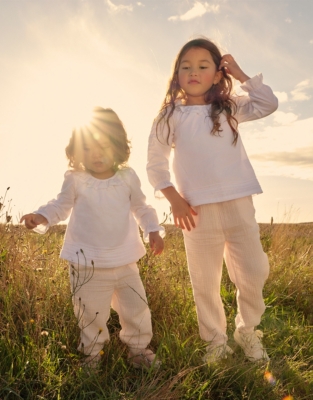 Ruffle Blouse & Trousers Set (18mths-6yrs)