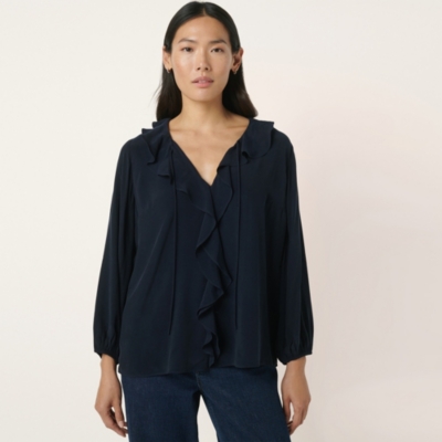 Ruffle Detail Blouse