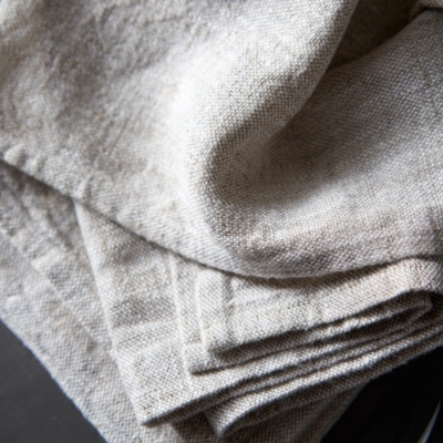 Rustic Linen Napkins – Set of 4