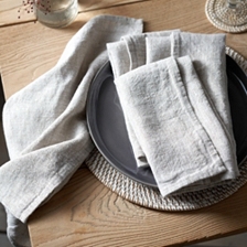 Rustic Linen Napkins – Set of 4