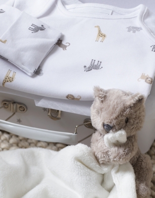 Safari Baby Gift Set (06mths) Baby Gift Sets The White Company US