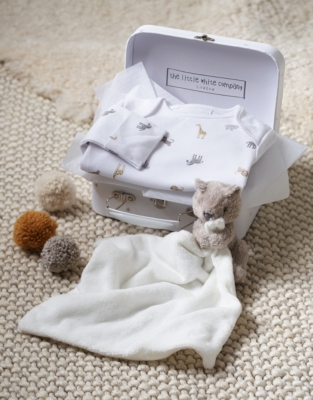 Safari Baby Gift Set (06mths) Baby Shower Gifts The White Company UK