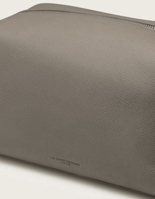 Saffiano Leather Large Wash Bag
