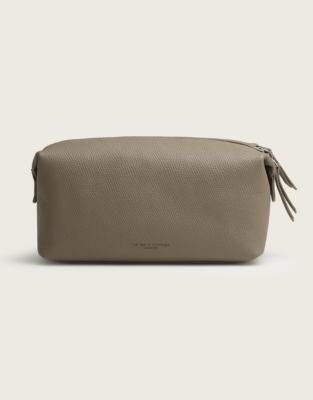 Saffiano Leather Small Wash Bag