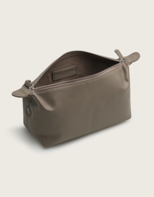 Saffiano Leather Small Wash Bag