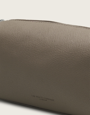 Saffiano Leather Small Wash Bag