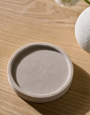 Sandstone Candle Plate – Medium