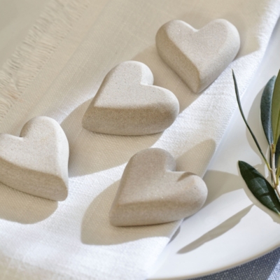Sandstone Heart – Set of 4