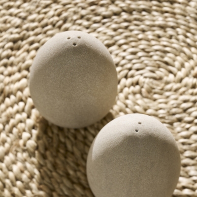 Sandstone Salt & Pepper Shakers