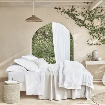 Santorini Bed Linen Collection Bed Linen Collections The White