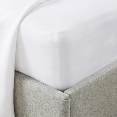 Santorini Linen Deep Fitted Sheet