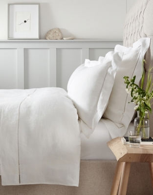 Santorini Linen Deep Fitted Sheet