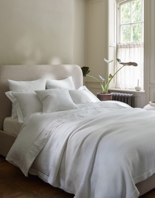 Santorini Linen Flat Sheet