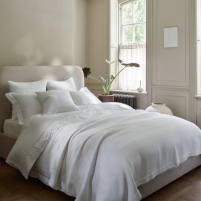 Santorini Linen Flat Sheet