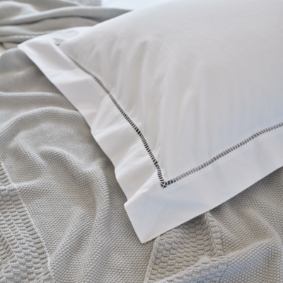 Santorini Oxford Pillowcase Single Santorini Bed Linen Collection