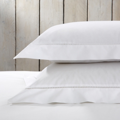 Santorini Oxford Pillowcase with Border Single Santorini Bed Linen
