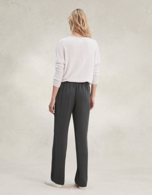 satin cargo pants mens